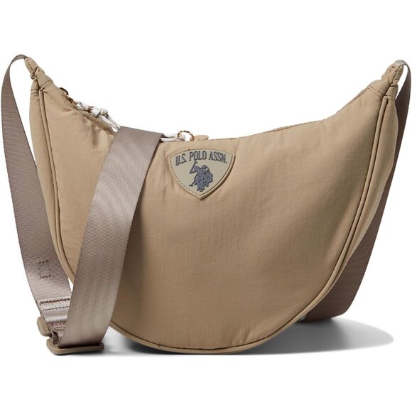 Handbags - Nylon Crossbody Bag Womens Lightweight Adjustable Zipper Airpod Case Included